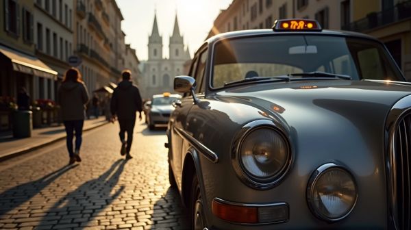 Service de taxi fiable Lyon - Saint-Étienne, sécurité 24/7